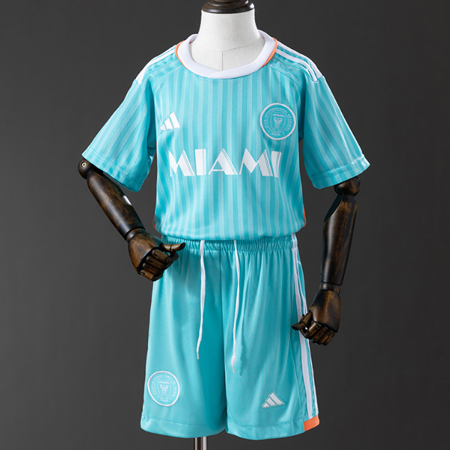 2024-25 Inter Miami Kids Third Soccer Kits Shirt With Shorts